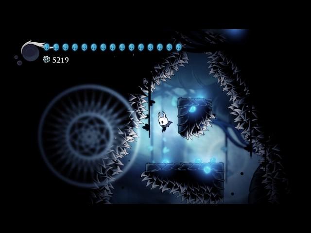 Hollow Knight - Blue door in the Abyss / Lifeblood Core