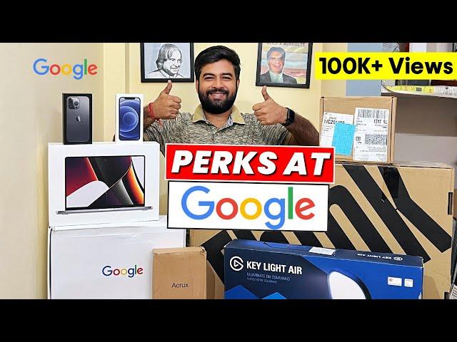 @Google Onboarding Kit - Amazing Google Perks  | Paras Thakur