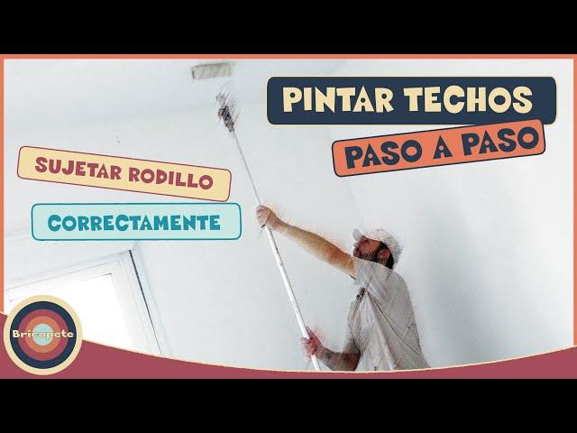 cómo PINTAR TECHO  Y UTILIZAR CORRECTAMENTE EL RODILLO