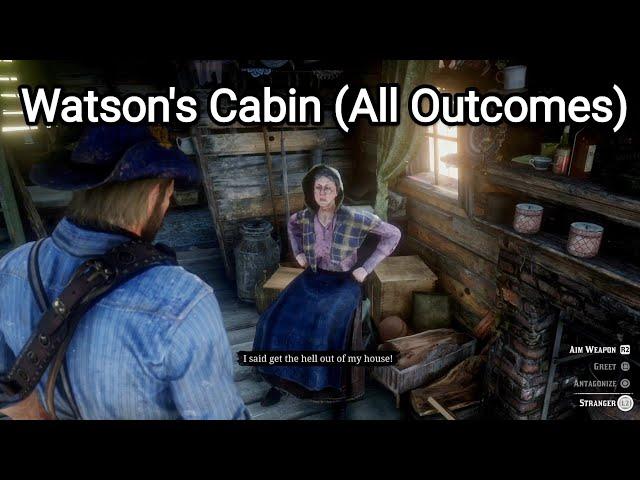 Watson's Cabin (All Secret Outcomes) - Red Dead Redemption 2