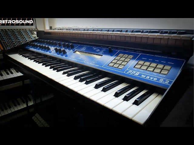 PPG wave 2.2  Synthesizer (1982) - RetroSound soundscapes - sound demo