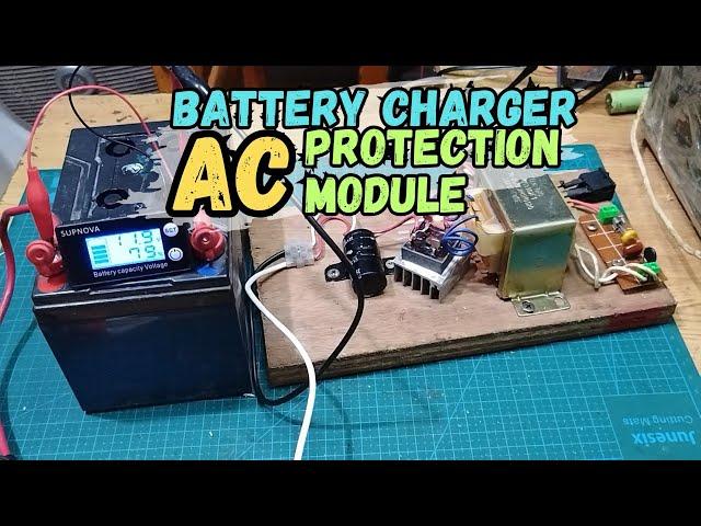 Powerful 12Volts Battery Charger With AC Circuit Protection