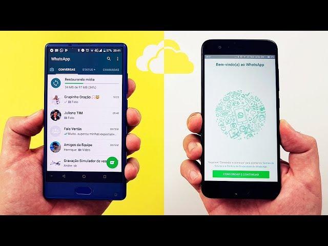 COMO FAZER O BACKUP DAS CONVERSAS DO WHATSAPP COM FOTOS E VÍDEOS PELA NUVEM | ANDROID4ALL