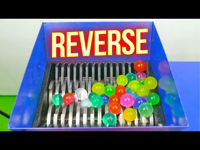 The MOST SATISFYING Reverse Video - Shredding Things in Backwards