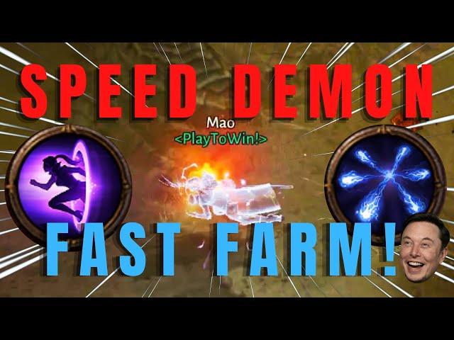 Wizard NEW FASTEST OW XP FARM Build! 70% Movement Speed + TELEPORT! [Diablo Immortal]