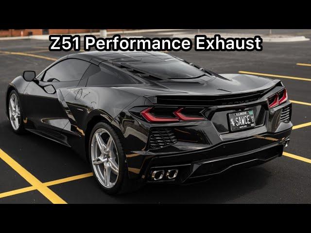 C8 Corvette - Z51 Performance Exhaust (Coldstart/Revs/Flyby)