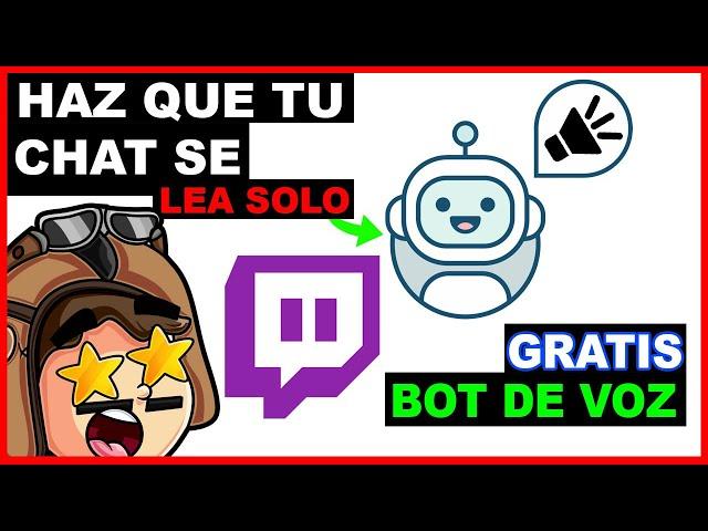 Cómo HACER que un BOT lea el CHAT de TWITCH 2021  [SPEECHCHAT]