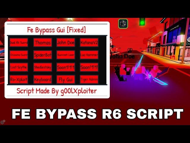 FE Bypass Gui V3 Fixed R6 Roblox Script Brookhaven | Hydrogen,Fluxus,Arceus x Mobile