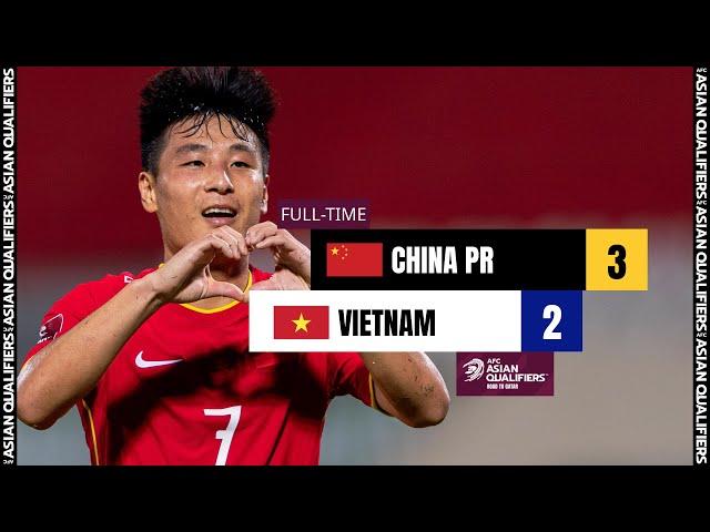 #AsianQualifiers - Group B | China PR 3 - 2 Vietnam