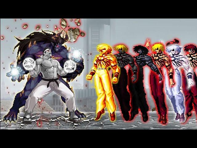 [Mugen KOF] Dai Seki Mon "Stone Daimon" Vs 6 Multi Orochi Team