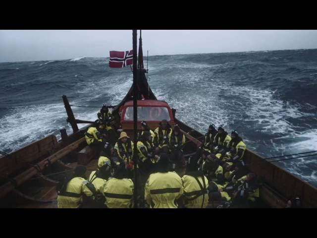 Draken in the North Sea storm