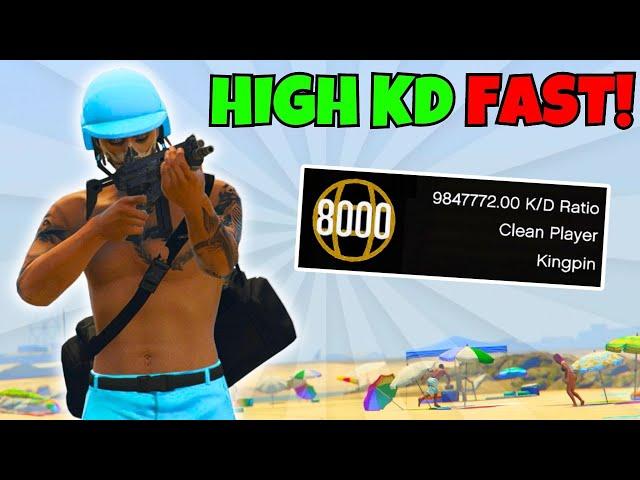 HOW TO GET A HIGH KD IN GTA ONLINE (EASY)