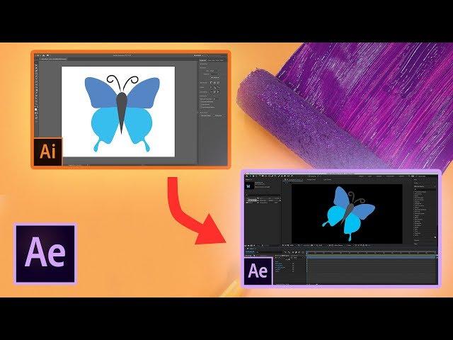 How To Use Illustrator Files in Adobe After Effects