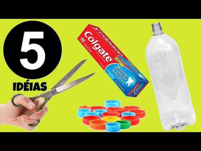 5 IDÉIAS PARA FESTAS COM MATERIAIS RECICLÁVEIS