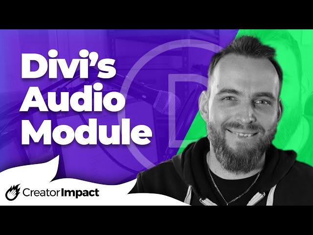 Divi Audio Module: Setup & style the Divi Audio Player!
