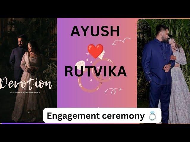 AYUSH ️ RUTVIKA | ENGAGEMENT CEREMONY | THE GODHANIYA TWINS |