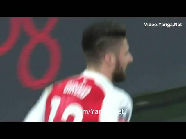 Arsenal 3 - 1 Sunderland Olivier Giroud 9/1/2016