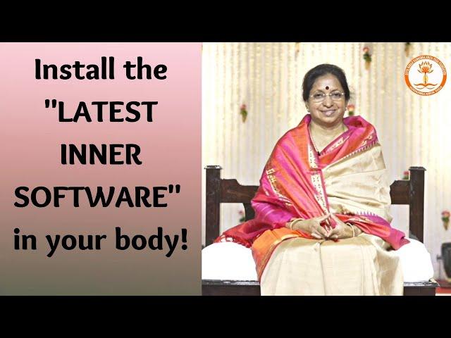 How to install the latest inner software in our body? | Initiation by Pujyasri Aathmanandamayi