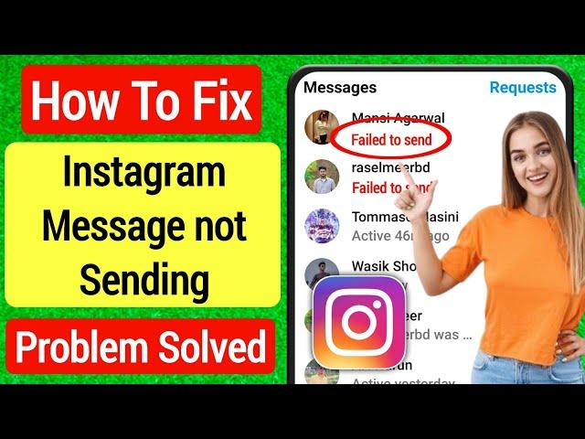 How To Fix Instagram Message Not Sending Problem | Instagram Message Failed to Send Problem Solved