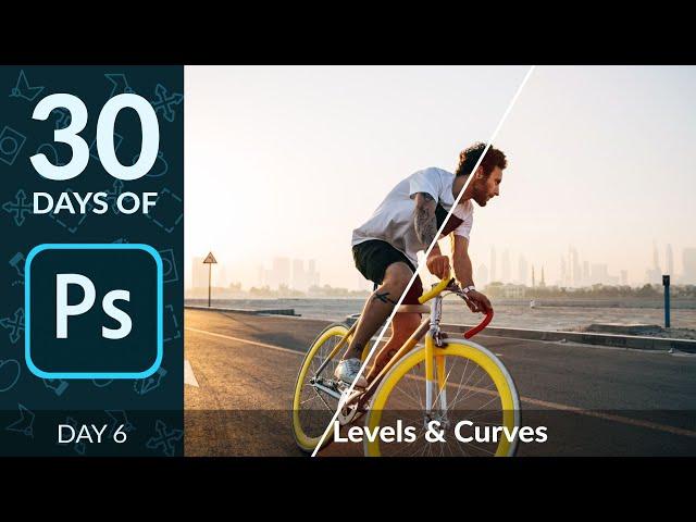 How to Use Levels & Curves in Photoshop | Day 6
