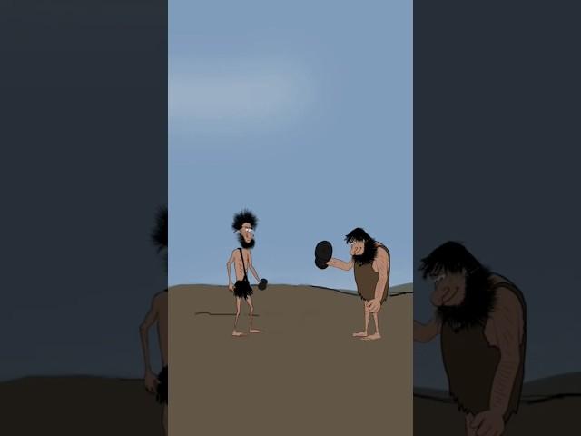 CAVEMAN COMEDY CARTOON FILM#cartoon #animation #fyp #comedy#stoneage #shortsfeed #funny #trending