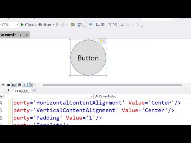 WPF CIRCULAR BUTTON