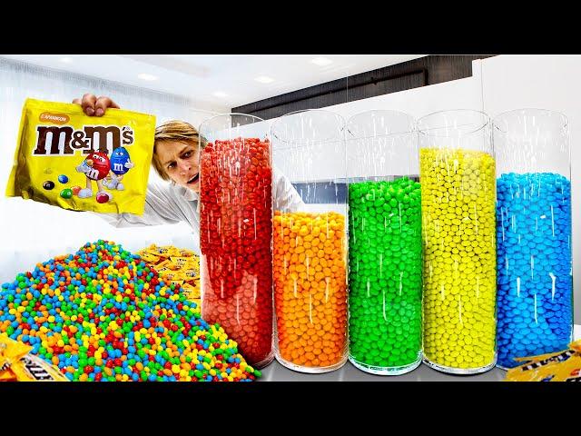 WHAT COLOR M&M's ARE THERE MORE IN 100 PACKAGES?