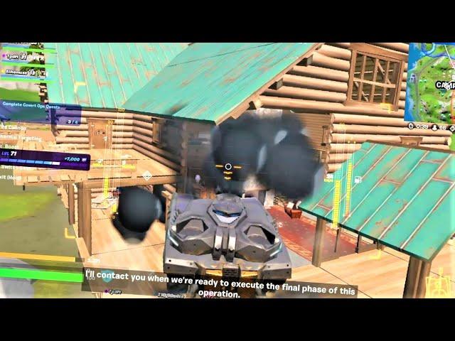 Destroy Structures with a Tank in Zero Build - Fortnite Covert Ops Quests