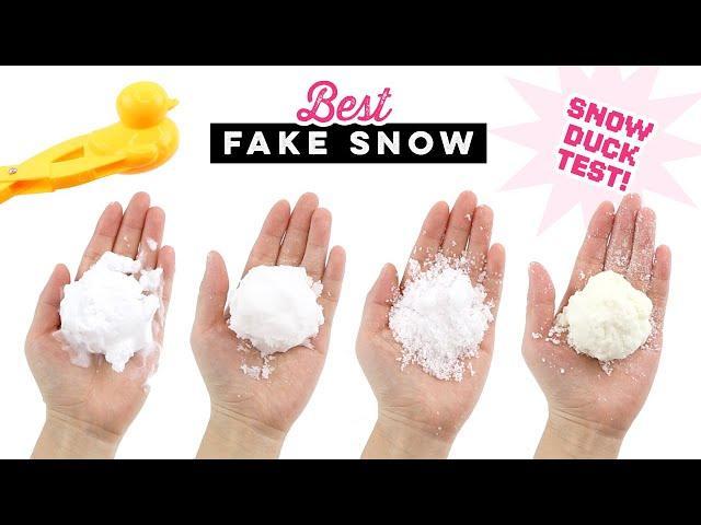 Most Popular Fake Snow Recipes TESTED! Which one is the best?