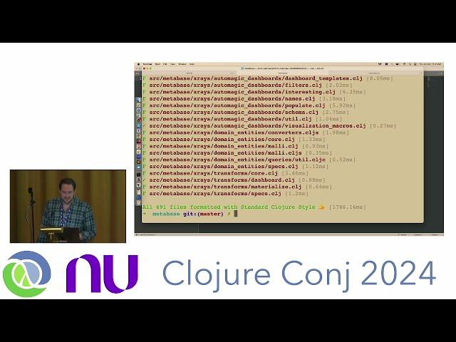 "Introducing Standard Clojure Style: no fuss code formatting" by Chris Oakman