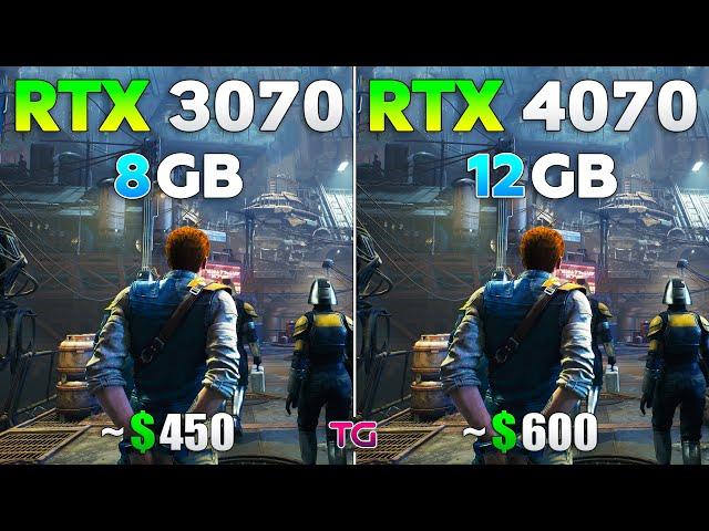 RTX 3070 vs RTX 4070 - Test in 10 Games