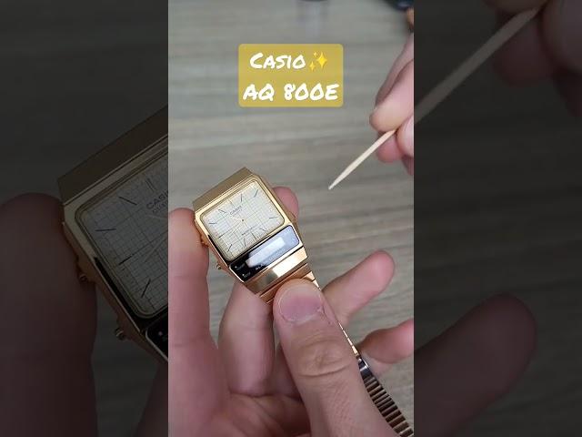 ️ CASIO AQ-800E #gold  #vintage