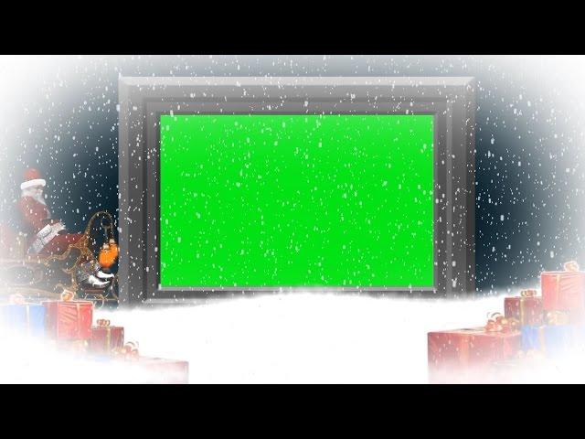 Merry Christmas - green screen