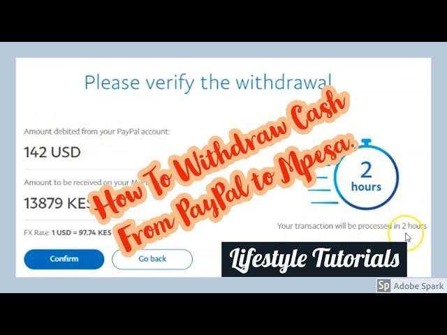 How To Withdraw Cash From PayPal to Mpesa.