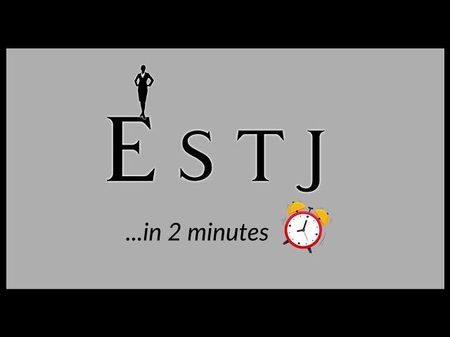 How to Spot an ESTJ in 2 Minutes...