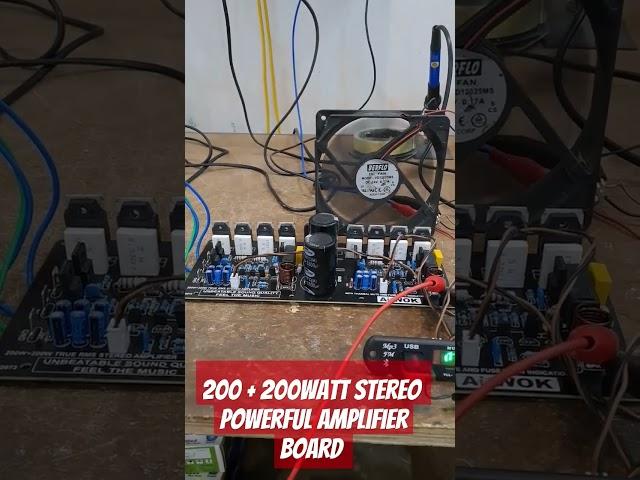 200 + 200watt Stereo With INBUILT Power Supply Powerful Amplifier #aiwok