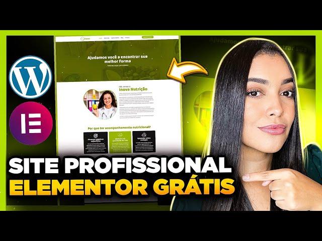 Como Criar Um SITE PROFISSIONAL no WordPress com Elementor Grátis [Sem Programação]