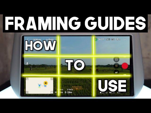 How To Add Framing Guides to Your DJI Controller