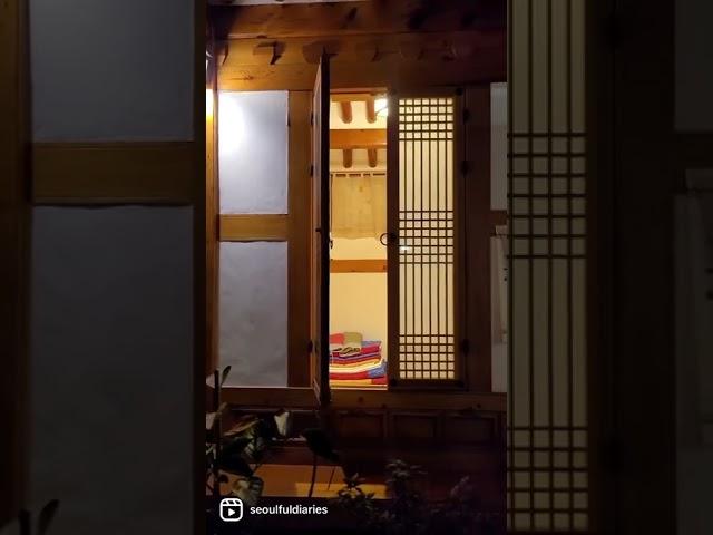 Staying in a Korean Traditional Hanok Seoul South Korea