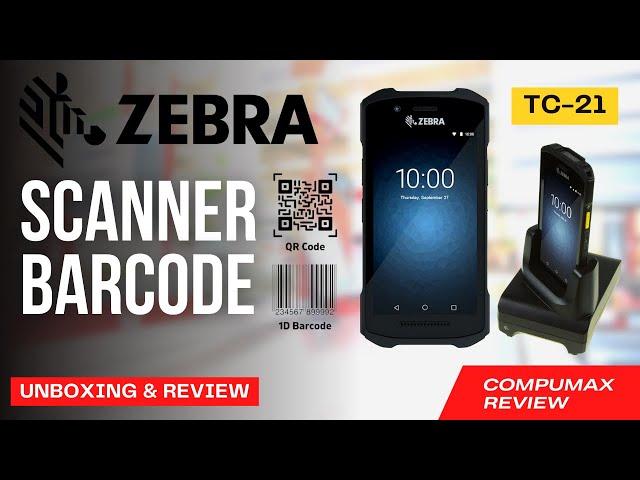 Barcode Scanner PDT Touch Computer Android Zebra TC21 Unboxing & Review