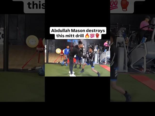 Abdullah Mason Mitt Drill #abdullahmason #boxeo #ringside #russia #mexico #ohio #uk #méxico #texas