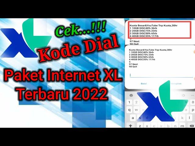 Kode Dial Internet Murah XL || Terbaru 2022