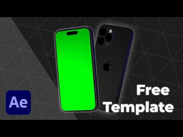 FREE *NEW* 3D iPhone 16 Pro Template Download| After Effects NO PLUGINS!