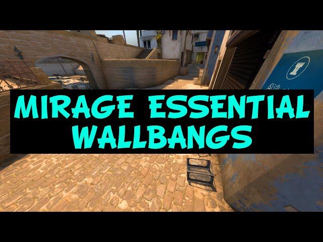 CS:GO - Mirage wallbangs 2021