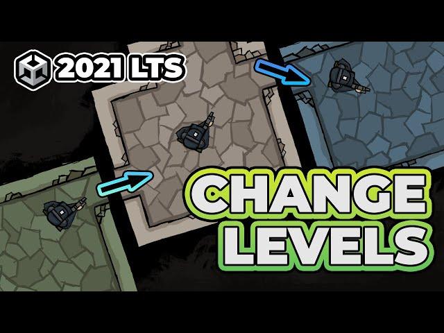 Unity Tutorial: Metroidvania style level changing (scene changing)