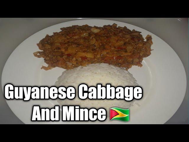 How To Make Guyanese Cabbage & Mince/Cooking With Afton