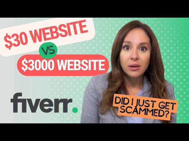 Ordering Websites on Fiverr | DID I JUST GET SCAMMED?