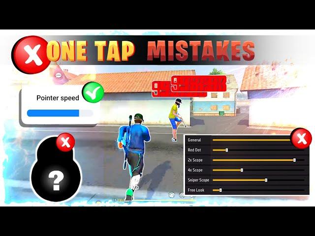 Headshot mistakes  || Free fire headshot setting in tamil || One tap sensitivity 