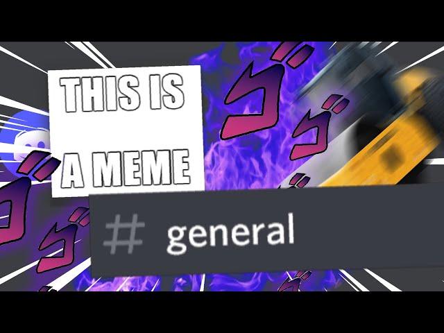 Posting a meme in #general in Discord