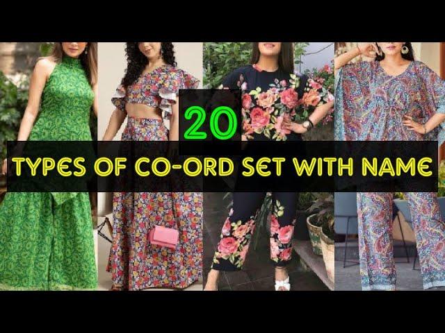 20 Types Of Co-ord Set With Name || Trendy co ord sets guide || cord set women || Co-ord sets types